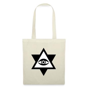 L'oeil de Dieu 2c - Sac en tissu - nature - Devant