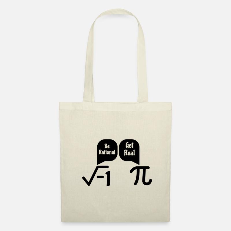 Mathe lustig - Stoffbeutel - Natur