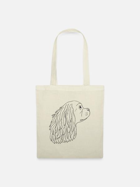 Cavalier King Charles Spaniel - Stoffbeutel - Natur