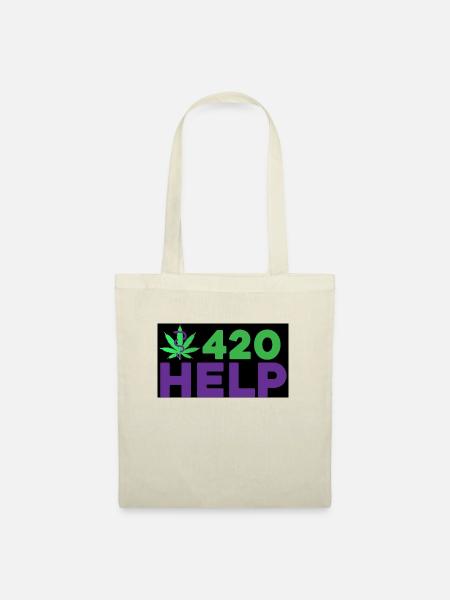 420 Help - Stoffbeutel - Natur