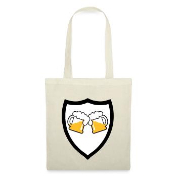 Bier Emblem 3c - Stoffbeutel - Natur - Vorne