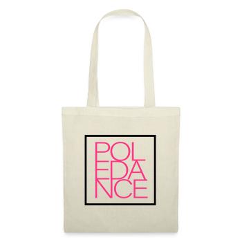 Pole Dance Text - Square - Tote Bag - nature - Front