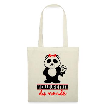 meilleure tata du monde - Sac en tissu - nature - Devant