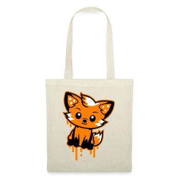 Fuchs Comic - Stoffbeutel - Natur - Vorne