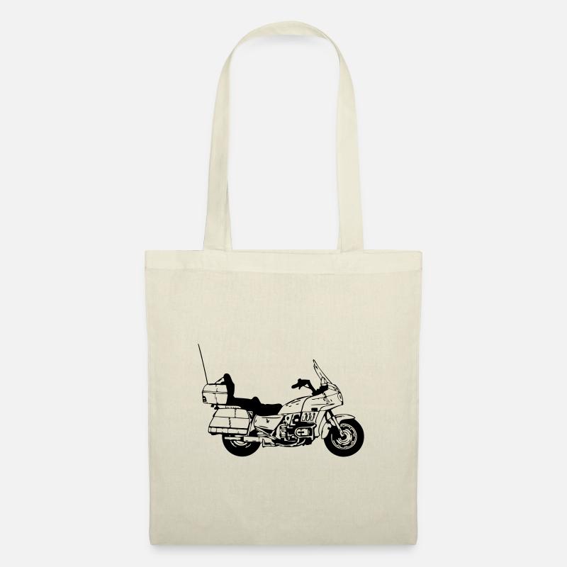 Motorrad , Goldwing , Chopper Kult (25) - Stoffbeutel - Natur