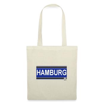 Hamburg , Tradition , Hamburg Fussball Fan (25) - Stoffbeutel - Natur - Vorne
