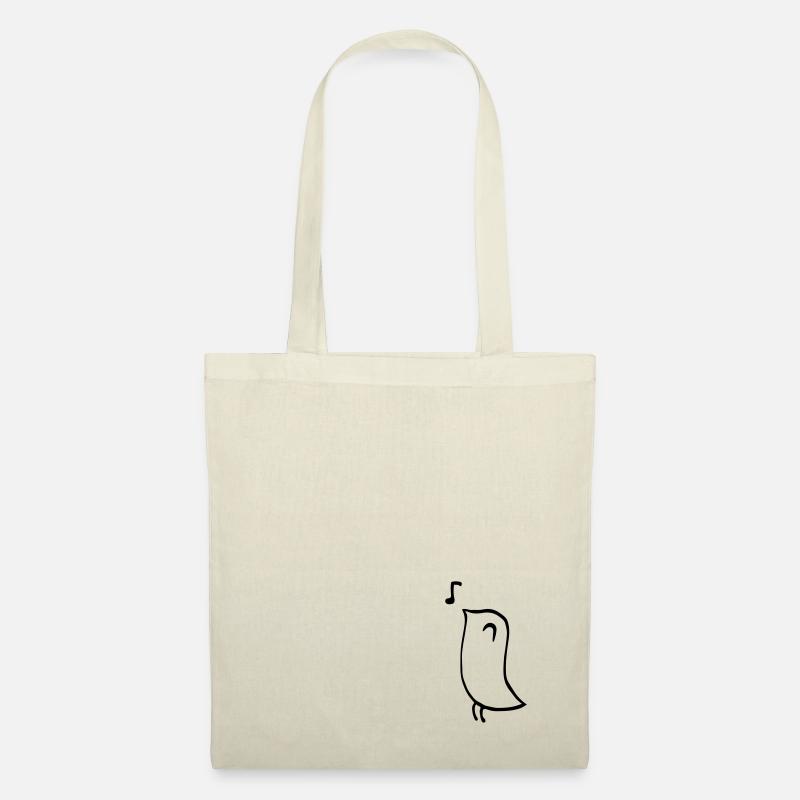 Singing Bird – Minimalist Line Drawing - Tote Bag - nature