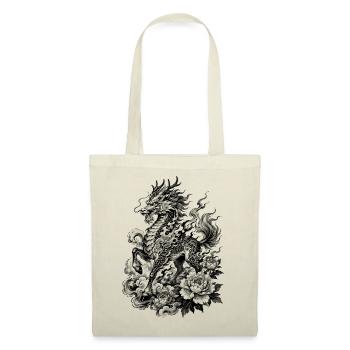 Japanese Kirin in Irezumi Tattoo Style - Tote Bag - nature - Front