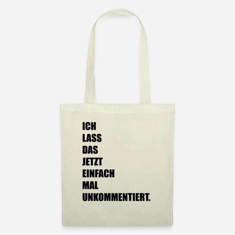 kein Kommentar - Stoffbeutel - Natur