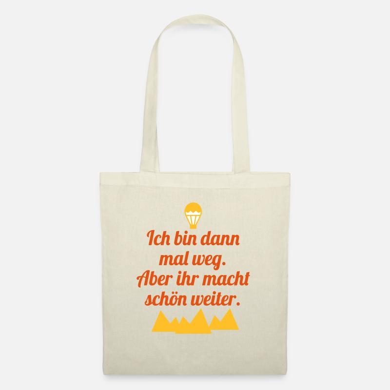 Weg sein - Stoffbeutel - Natur