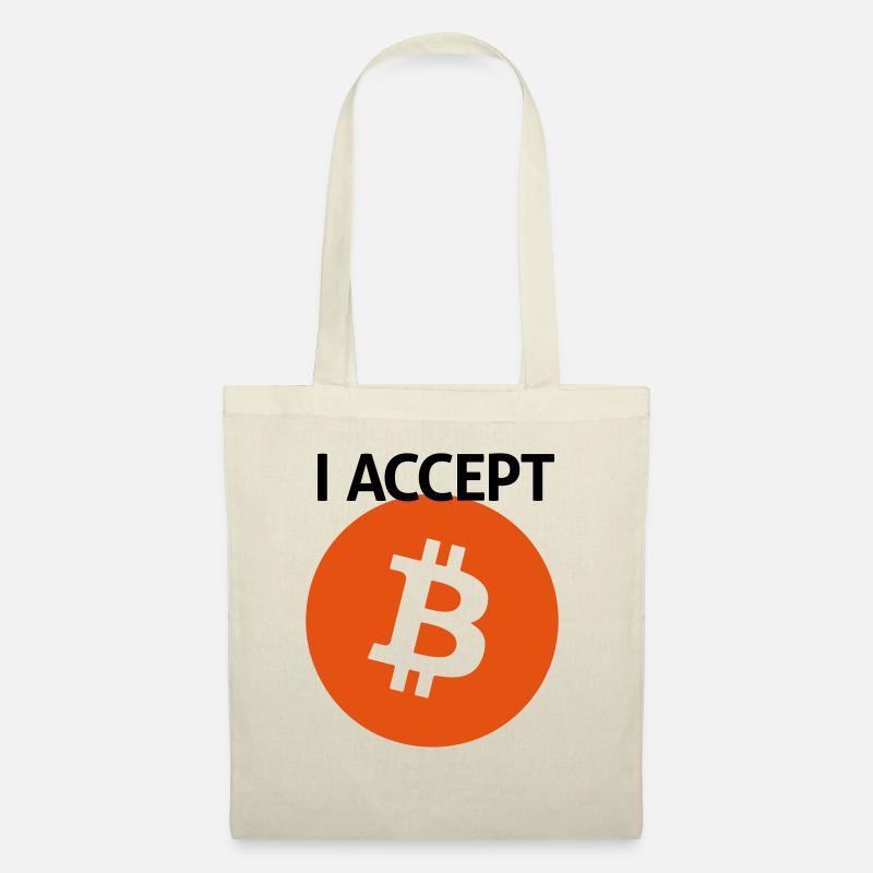 bitcoin - Stoffbeutel - Natur