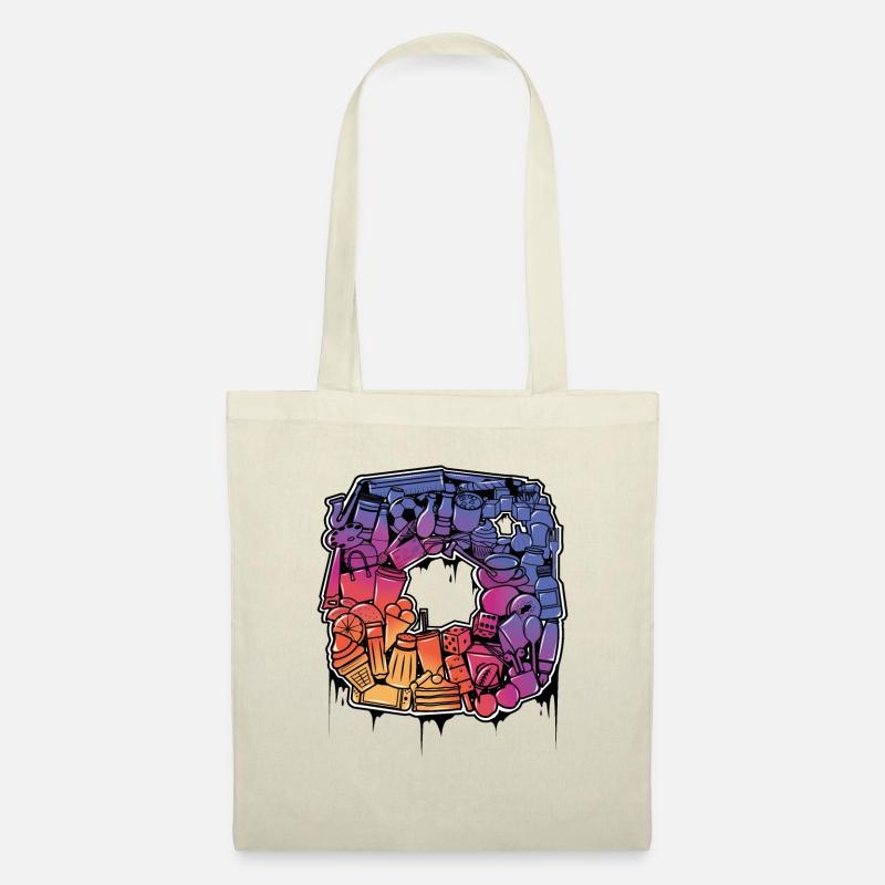 Instagram doodle logo - Stoffbeutel - Natur