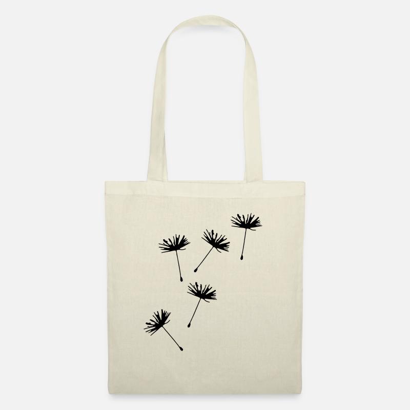 Löwenzahn Pusteblume Illustration - Stoffbeutel - Natur