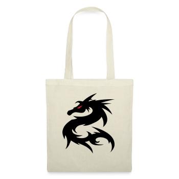 tatouage de fantaisie de dragon - Sac en tissu - nature - Devant