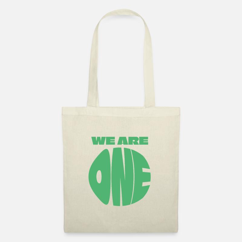 WE ARE ONE (ONE EARTH) - Stoffbeutel - Natur