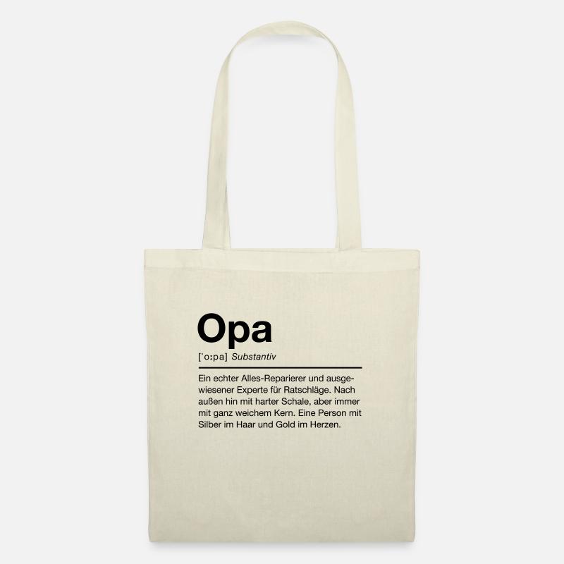 Opa - Stoffbeutel - Natur