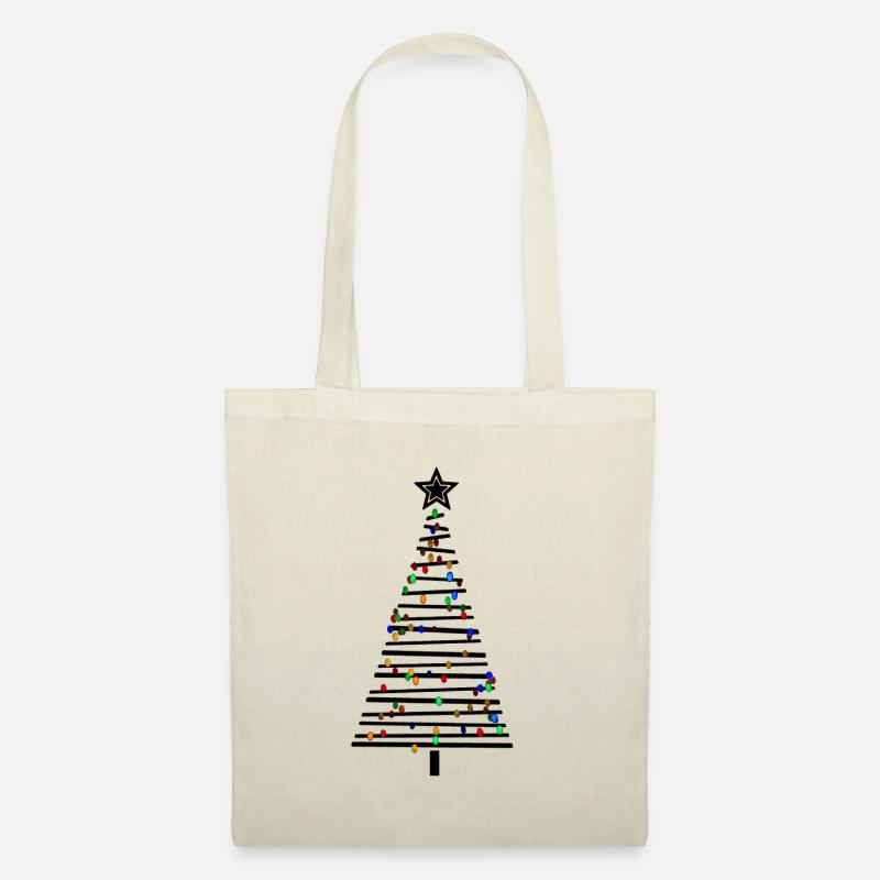 christmas tree - Stoffbeutel - Natur