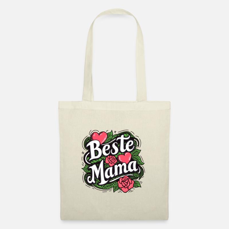 Beste Mama - Stoffbeutel - Natur