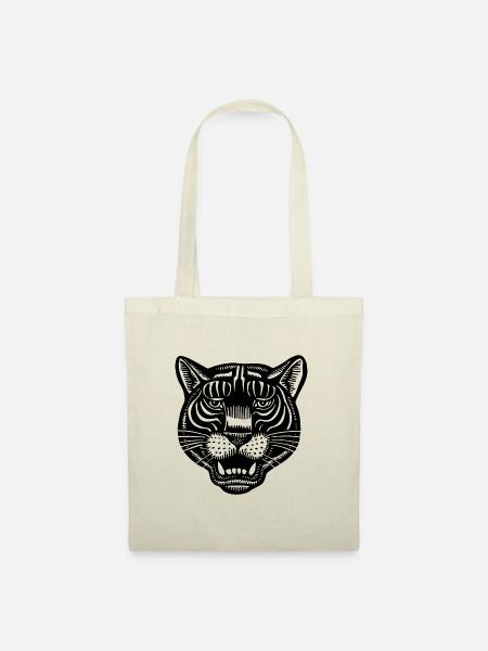 Panther - Stoffbeutel - Natur