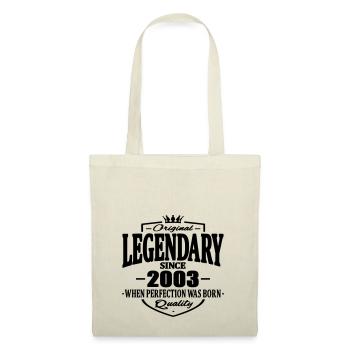 Legendary since 2003 - Tote Bag - nature - Front