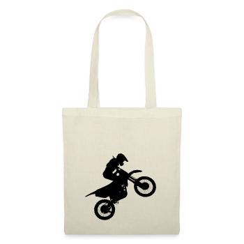 motocross motorcycles athlete sport motorrad30 - Stoffbeutel - Natur - Vorne