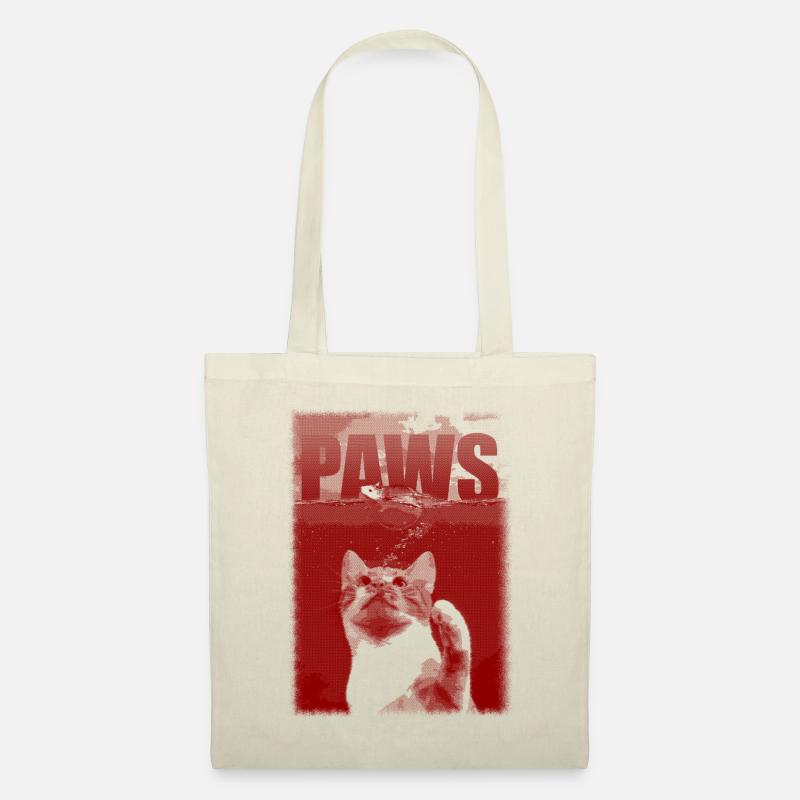 PAWS - Katze - Maus - JAWS - Stoffbeutel - Natur