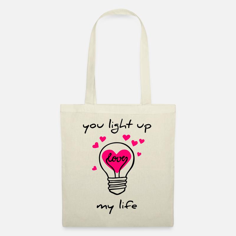 you light up my life - Stoffbeutel - Natur
