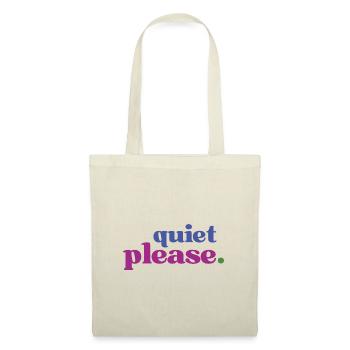 A little peace and quiet please - for all lovers of silence - Tote Bag - nature - Front