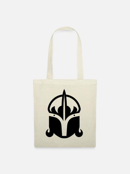 Wikingerhelm Krieger - Stoffbeutel - Natur