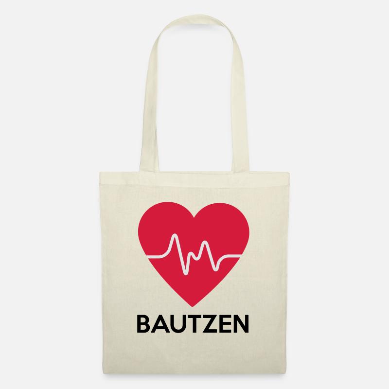 Herz Bautzen - Stoffbeutel - Natur