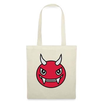Design Face Evil Devil - Tote Bag - nature - Front