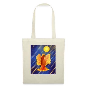 Cosmic Glowing Firebird: Cyber-Semurg - Tote Bag - nature - Front