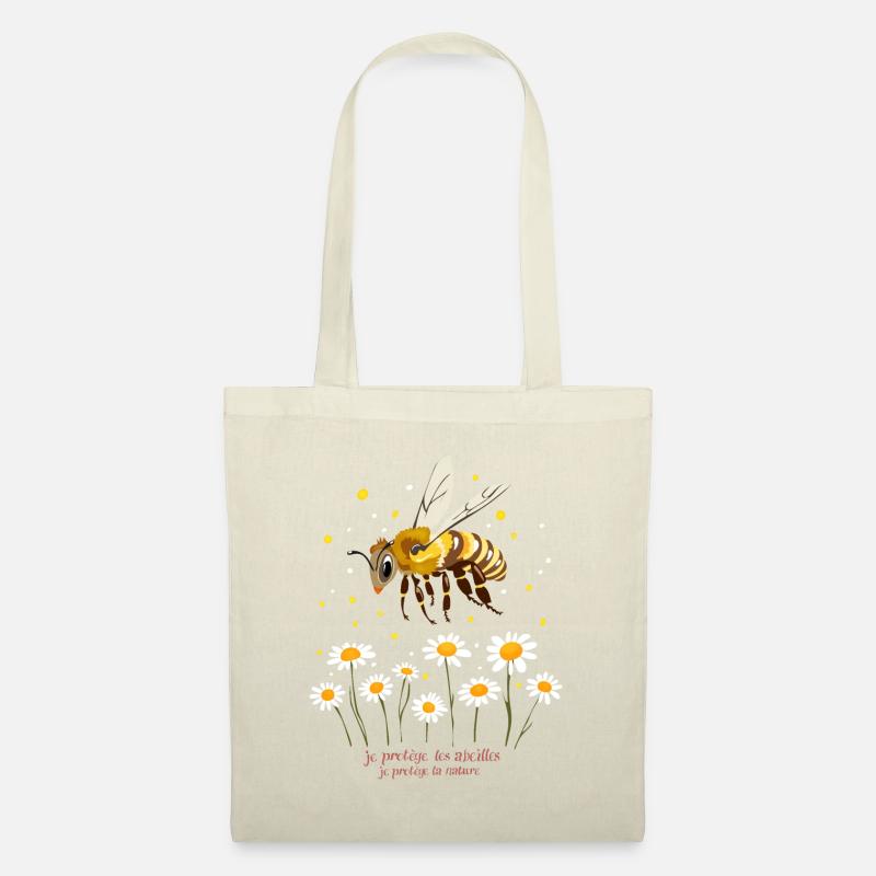 Ich schütze Bienen - Stoffbeutel - Natur