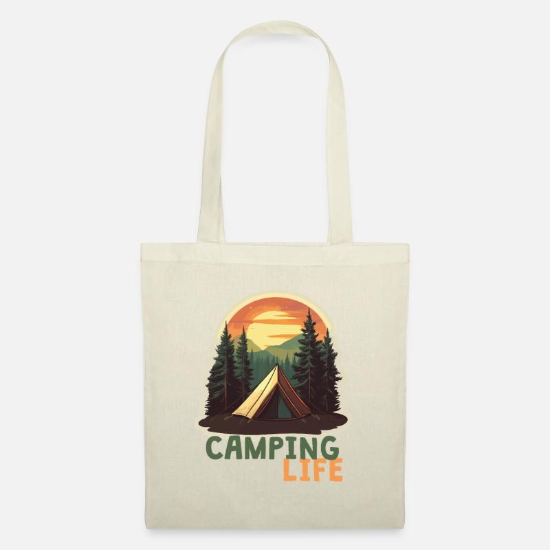 Camping Life - Stoffbeutel - Natur