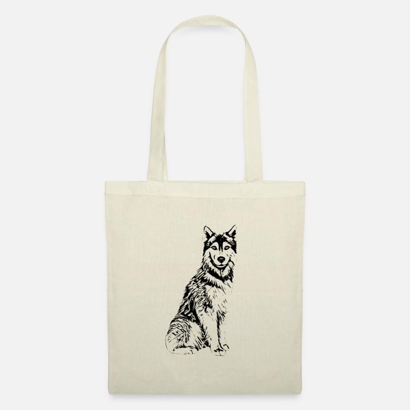 Husky - Stoffbeutel - Natur