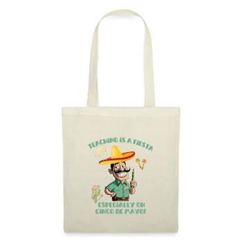 Drôle de professeur au Cinco de Mayo Mexique - Sac en tissu - nature - Devant