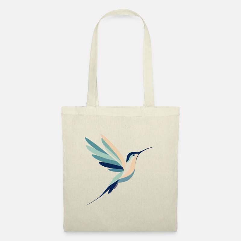 Kolibri im Flug - Stoffbeutel - Natur