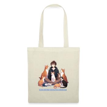 Cat Anime Funny Animals - Tote Bag - nature - Front