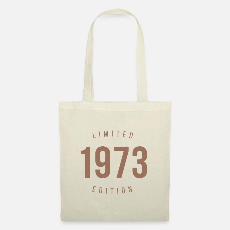 1973 Limited Edition Retro Style Geburtstagsgeschenk - Stoffbeutel - Natur