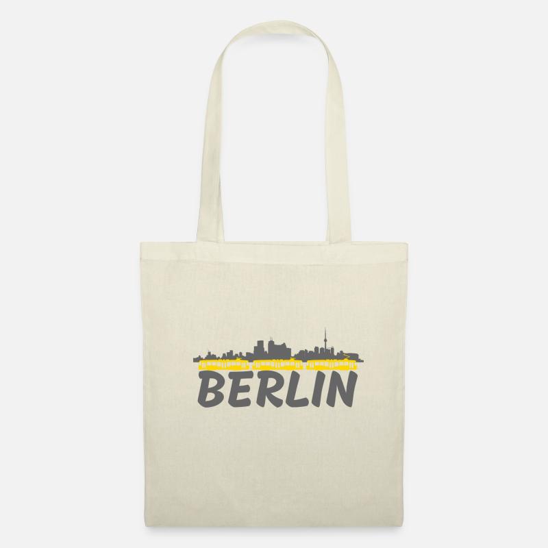 Berlin Skyline - Stoffbeutel - Natur