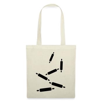 Kitchen roll baking rolling pin - Tote Bag - nature - Front