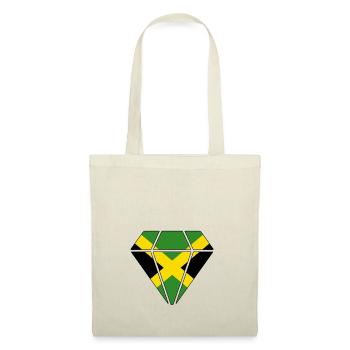 Cadeau de la maison de diamant racines Jamaica - Sac en tissu - nature - Devant