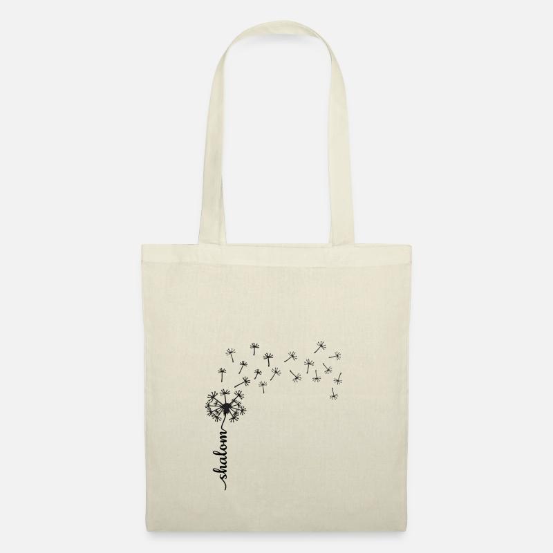 Shalom Löwenzahn Design - Stoffbeutel - Natur