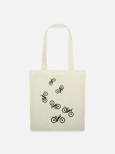 ebike fahrrad - Stoffbeutel - Natur
