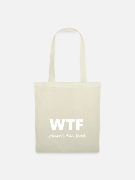 WTF Food - Stoffbeutel - Natur