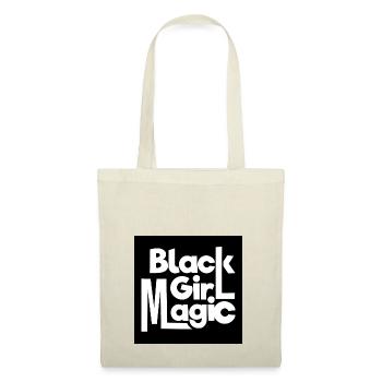 Black Girl Magic 2 Texte blanc - Sac en tissu - nature - Devant