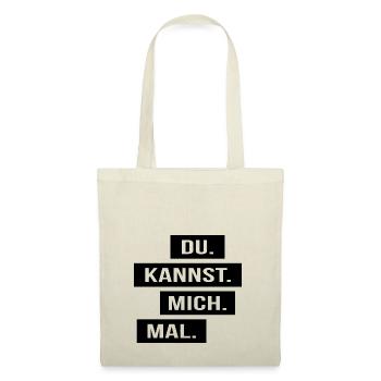 Du kannst mich mal - Stoffbeutel - Natur - Vorne