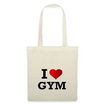 J'AIME GYM - Sac en tissu - nature - Devant
