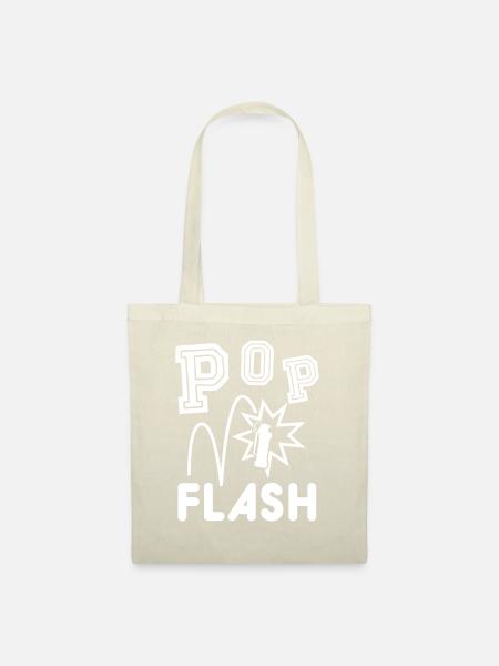 POP FLASH - Stoffbeutel - Natur