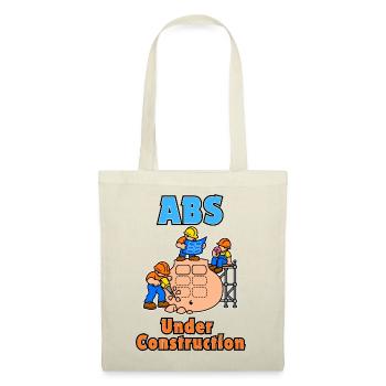 ABS im Bau - Stoffbeutel - Natur - Vorne